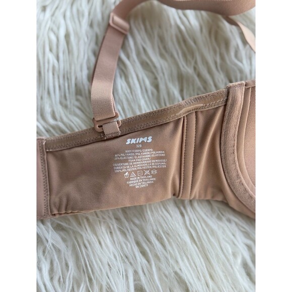 Skims Fits Everybody Strapless Bra Clay Size 32B - Picture 6 of 6